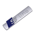3d abs SLine Logo S Line Badge Car Fender Side Emblem Sticker For Audi A1 A2 A3 A4 A5 A6 A7 Q2 Q3 Q4 Q5 Q6 Q7 S3 S4 S5 S6 TT