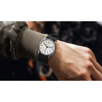 BERNY Titanium Watches for Men Classic Mens Field Watch Easy Read Outdoor Quartz Wristwatch Super Luminous Sapphire 5ATM