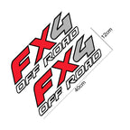 FX4 Off Road Car Sticker For Ford Ranger Raptor F150 Mitsubishi L200 Isuzu Dma Nissan NAVARA Toyota Hilux Pickup Car Accessories