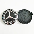 4PCS 75mm Car Wheel Center Hub Caps Cover for Mercedes Benz B/C/E/S Class A Class C200L GLC GLK CLA Accessories