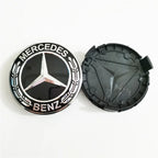 4PCS 75mm Car Wheel Center Hub Caps Cover for Mercedes Benz B/C/E/S Class A Class C200L GLC GLK CLA Accessories