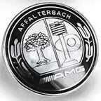 57mm ABS Car Flat Hood Emblem Sticker Front Badge Logo For Mercedes Benz AMG C180 E300 S200 W206 W205 A0008171801 Accessories