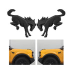 1pcS New ABS 3D Car Horse Stickers Hot For Ford Bronco Logo Exterior Modification Tailgate Leaf Board Letters Animal Parts Badge
