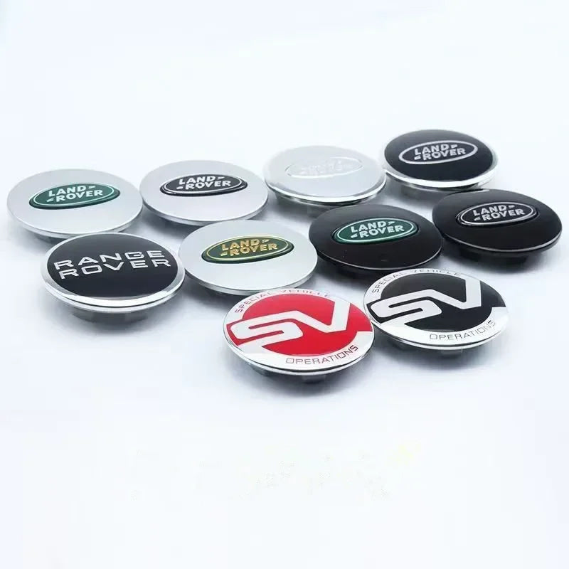 NEW 4pcs 62mm Wheel Center Hub Caps Cover Emblem For Land Rover RANGE ROVER LR2 LR3 LR4 RANGE Sport Decorative fittings