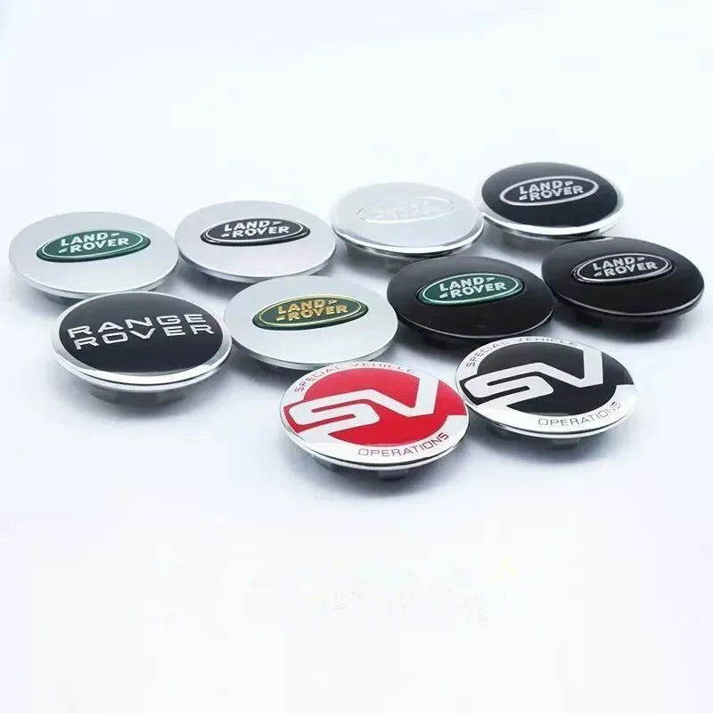 NEW 4pcs 62mm Wheel Center Hub Caps Cover Emblem For Land Rover RANGE ROVER LR2 LR3 LR4 RANGE Sport Decorative fittings