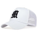 Unisex Personality Letter Embroidery Baseball Net Caps Spring Summer Outdoor Fishing Hat Adjustable Casual Hats Sunscreen Hat