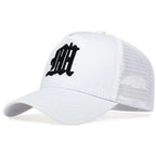 Unisex Personality Letter Embroidery Baseball Net Caps Spring Summer Outdoor Fishing Hat Adjustable Casual Hats Sunscreen Hat
