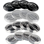 4Pcs 56 60MM Car Emblem Wheel Hub Caps Stickers Hubcap Badge Decals For Nissan Nismo X-trail Almera Tiida Patrol Teana J32 GTR