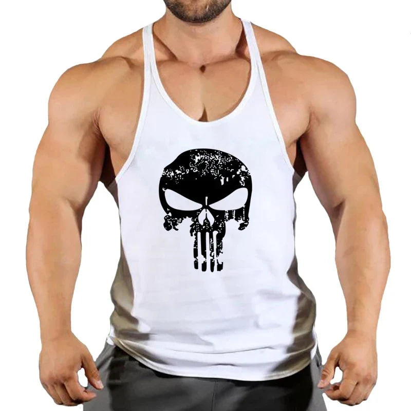 Gym Top Men Shirt Fitness Man Bodybuilding Clothing Men's Clothes Stringer Muscular Vest Singlets Vests Singlet T-shirts Tops