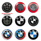 Car Sticker Easy Installation 82mm For BMW Hood Bonnet Logo Emblem Badge  Ultra Durable Anti-Rust Waterproof Front Accessory