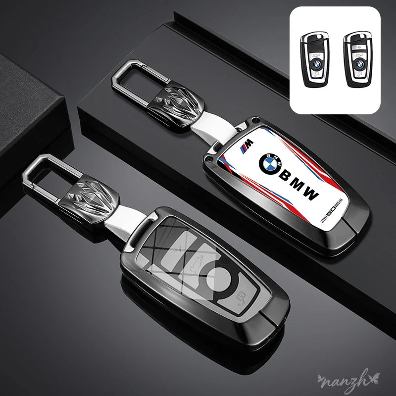 Car Remote Key Case Cover Shell Protector For BMW M Performance F30 F20 F10 F18 F22 F01 X3 X4 F06 F02 M3 M5 Auto Accessories