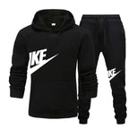 Men's casual sports suit, fashion new men's and women's sports hoodie + pants 2 sets, autumn and winter warm sportswear suit