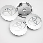 4Pcs Car Wheel Center Hub Caps Emblem Badge Rim Dust Cover For Toyota Corolla Camry Highlander Yaris Prius CHR Auto Accessories