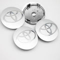 4Pcs Car Wheel Center Hub Caps Emblem Badge Rim Dust Cover For Toyota Corolla Camry Highlander Yaris Prius CHR Auto Accessories