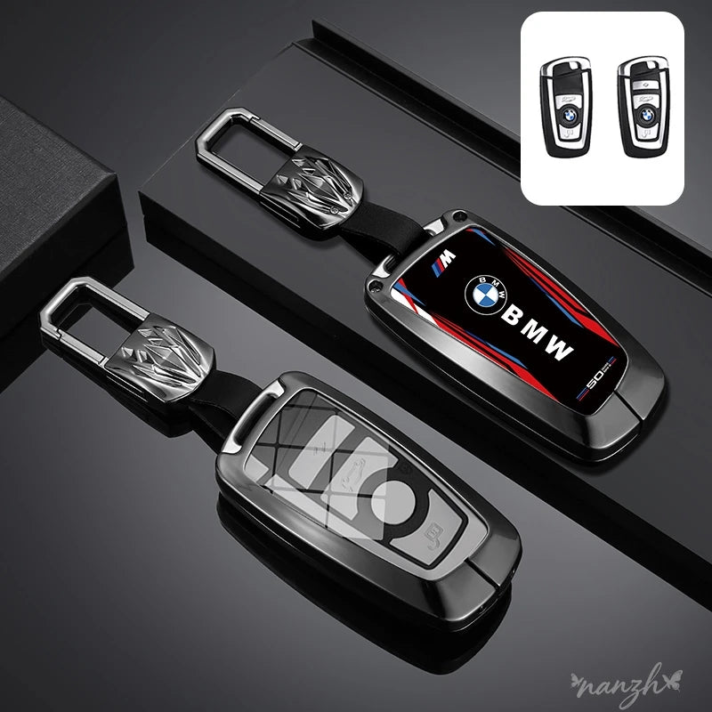 Car Remote Key Case Cover Shell Protector For BMW M Performance F30 F20 F10 F18 F22 F01 X3 X4 F06 F02 M3 M5 Auto Accessories