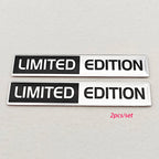 2pcs 3D Aluminum LIMITED/SPECIAL EDITION Emblem Badge Car Stickers Decal For Audi Honda Opel Toyota Mercedes Mazda Motorcycle