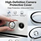 360 Reverse Cam Cover For Porsche Panamera 2015-2026 Anti-Scratch HD PC Lens Protector, Waterproof Easy Install Car Accessories