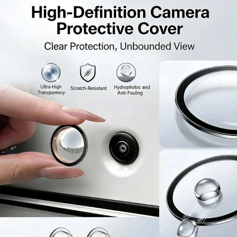 360 Reverse Cam Cover For Porsche Panamera 2015-2026 Anti-Scratch HD PC Lens Protector, Waterproof Easy Install Car Accessories