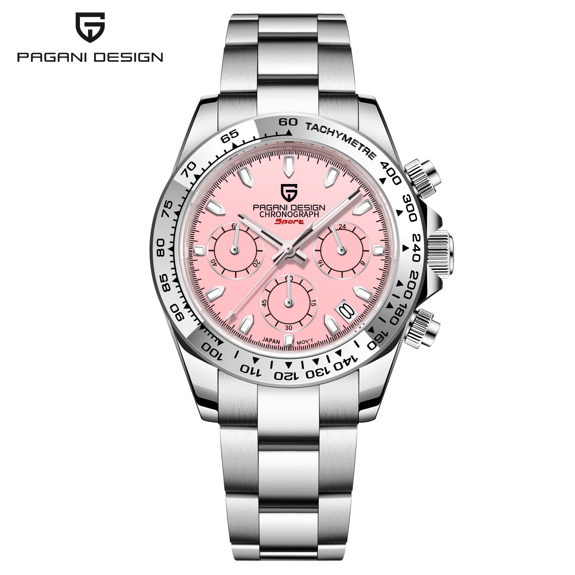 2026 Pagani Design PD1727 Night Light Men's Watch Sapphire Glass Stainless Steel Waterproof Relief  relogio masculino watches