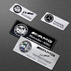 3D Aluminum Car Side Body Trunk Emblem Decoration Sticker For Mercedes Benz AMG Class GLK GLA CLA GLB W108 W447 W204 W205 Fortwo
