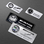 3D Aluminum Car Side Body Trunk Emblem Decoration Sticker For Mercedes Benz AMG Class GLK GLA CLA GLB W108 W447 W204 W205 Fortwo