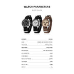 CADISEN New Men's Watches Luxury Quartz Wrist Watch For Men Sapphire AR Coated Crystal Canvas VK68 Speed Chronograph Automatic