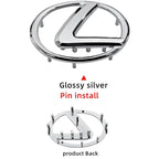 ABS Steering Wheel Center Emblem Sticker for Lexus RX NX ES IS GX LX UX CT GS F Sport RX300 RX350 GX460 etc Logo Badge Decal