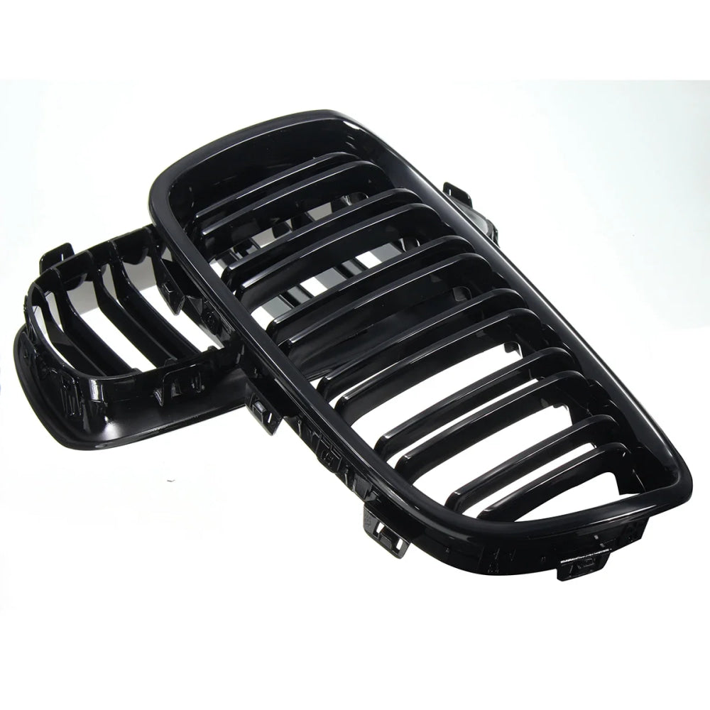 Front Grille For BMW F20 F21 1 Series 2010-2014 Car Front Kidney Grill Racing Grills Glossy Black Grills