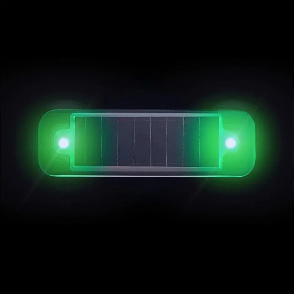 Mini luz LED de advertencia de energía Solar para coche, alarma simulada de seguridad nocturna, lámpara de precaución antirrobo inalámbrica, lámpara de alarma simulada intermitente