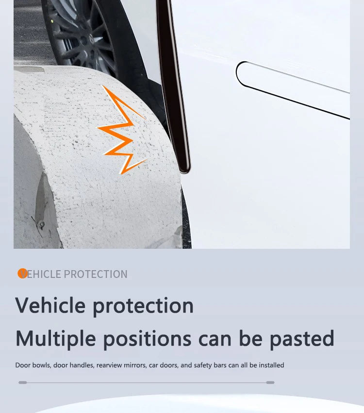 Car Door Handle Bowl Stickers Anti-collision Protector Stickers For Honda Mugen Power Civic Accords CRV Hrv Jazz CBR VTEC VFR