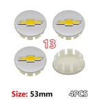 4PCS ABS Car Wheel Center Covers Hub Caps Badge For Chevrolet Malibu AVEO Corvette CRUZE EQUINOx IMPALA LACETTI TRAX ORLANDO