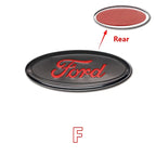 ABS Car Steering Wheel Logo Emblem Stickers For Ford ST Line Focus Mondeo Fiesta Kuga MK2 MK3 MK4 Mustang Auto Badge Accessories