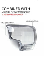 For Audi A4 A5 A6 A7 A8L Q5 Q7 Q8 RS4 RS5 RS6 RS7 S4 S5 SQ5 QS8 C8 S8 Crystal gear head Shift head Transmission handle cover