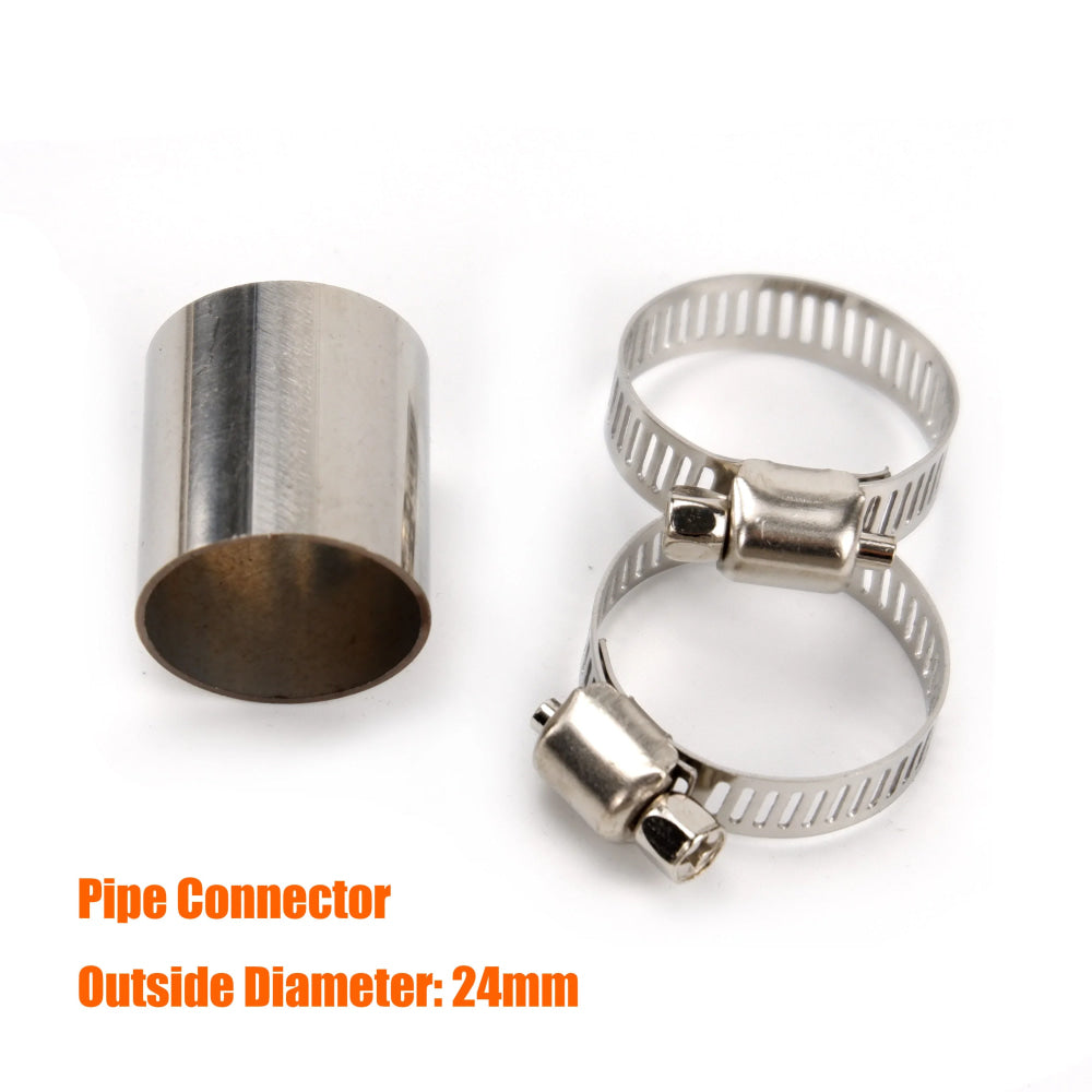 60cm 100cm 120cm 150cm 200cm 250cm 300cm Air Diesel Parking Heater Stainless Steel Exhaust Pipe Tube Gas Vent Hose Car Truck VAN