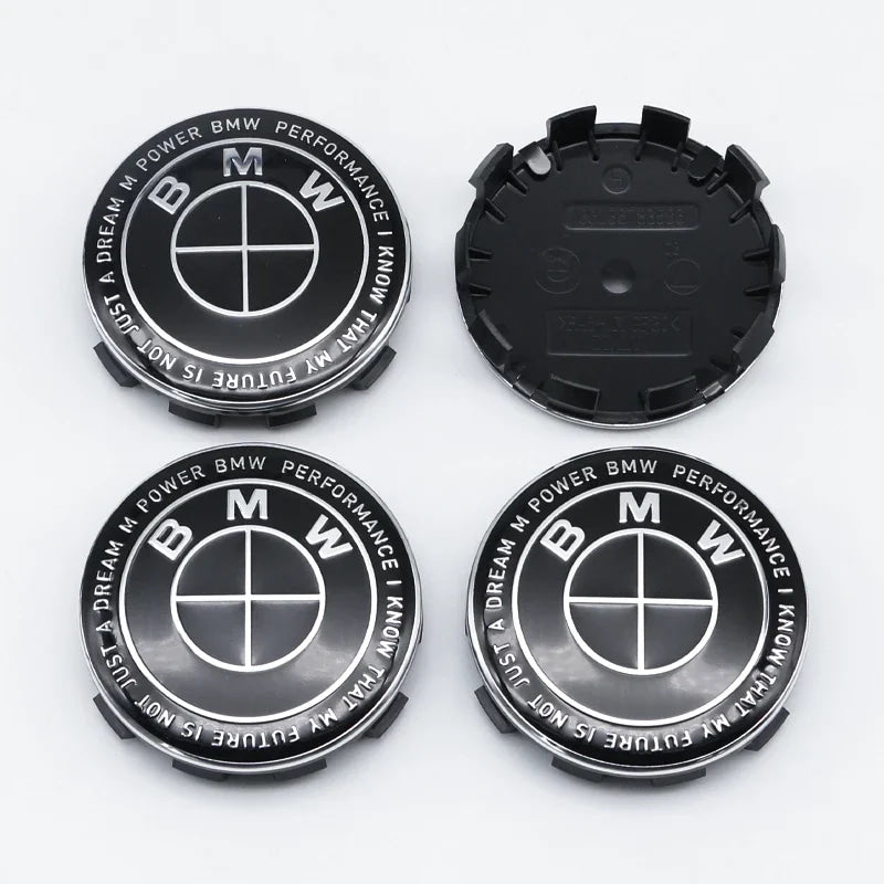 4Pcs 56MM 68MM Car Wheel Center Cap  Hub Covers For BMW M Logo E84 E83  X1 X2 X3 F48 G01 X4 X5 X6 Badge Auto Tuning Accessories