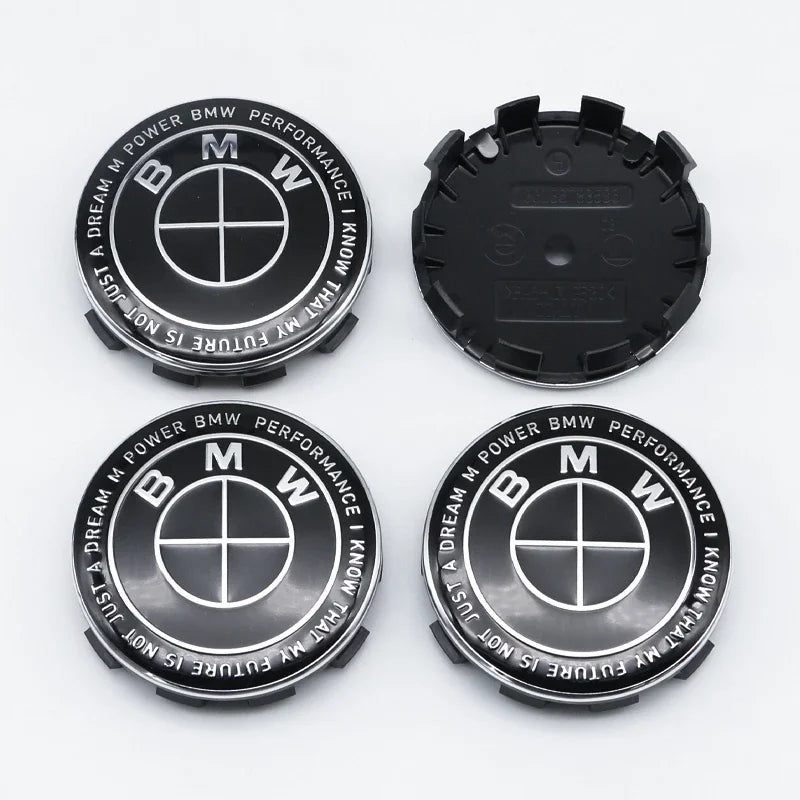 4Pcs 56MM 68MM Car Wheel Center Cap  Hub Covers For BMW M Logo E84 E83  X1 X2 X3 F48 G01 X4 X5 X6 Badge Auto Tuning Accessories
