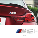 3D Emblem Car Fender Side Rear Trunk Badge M Logo Sticker Number Decal For BMW M1 M2 M3 M4 M5 M6 M7 Performance Auto Accessories