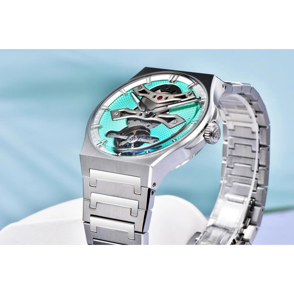 PAGANI DESIGN New 42MM Hollow Tourbillon Luxury Men Mechanical Watch Sapphire Glass Automatic Watches For Men Relojes hombres