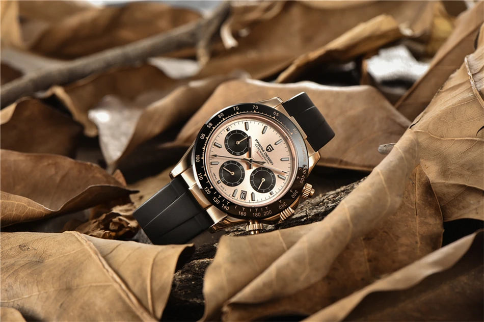 40mm New V2 PAGANI DESIGN Classic fashion Men Quartz Watches Sapphire Retro Chronograph Stainless Steel Waterproof Watch for Men