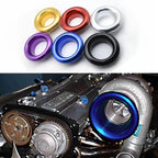2" 2.5" 3" 3.5" 4" Short Ram Cold Air Intake Turbo Horn Aluminum Velocity Stack Adapter