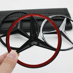 1Pcs ABS Car Rear Decal Trunk Emblem Sticker Mercedes Benz Replace Accessories For W204 W222 W205 W177 W212 W213 X253 W203 W176
