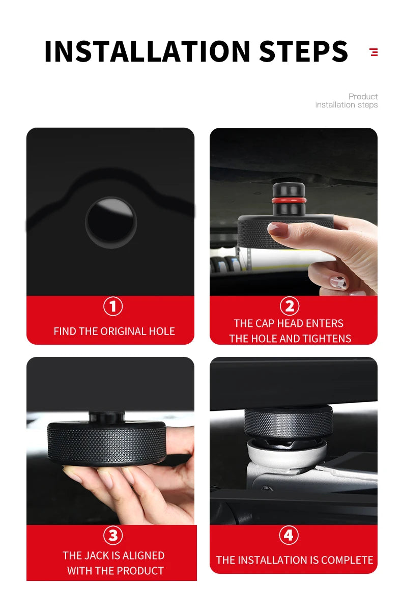 Lifting Jack Pads Compatible with Tesla Model 3 S X Y Juniper Accessories Tire Repair Tools Floor Jack Adapters Protects Battery