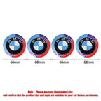 4Pcs 56/68mm Wheel Center Caps Emblem Badge For BMW 50th Anniversary E90 E60 F10 F20 G20 G30 E53 E85 E70 E84 F48 1/3/5/7 Series