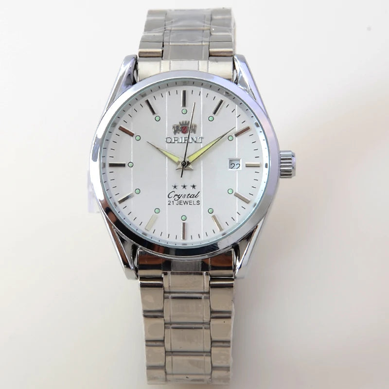 Relojes Orient, reloj AAA de alta calidad, camiseta nueva, reloj para hombre, Tourbillon mecánico automático multifunción de lujo totalmente de acero