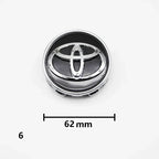 4Pcs 57/62mm Car Wheel Center Hub Caps For Toyota Rav4 Aygo Yaris Corolla Camry Car Tire Center Decoration Stickers Accessories
