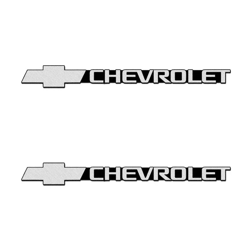 Chevrolet 3D Aluminum Car Audio Stickers Fit For Silverado Impala Malibu Equinox Cruze Camaro Tahoe/Suburban Blazer Spark Aveo