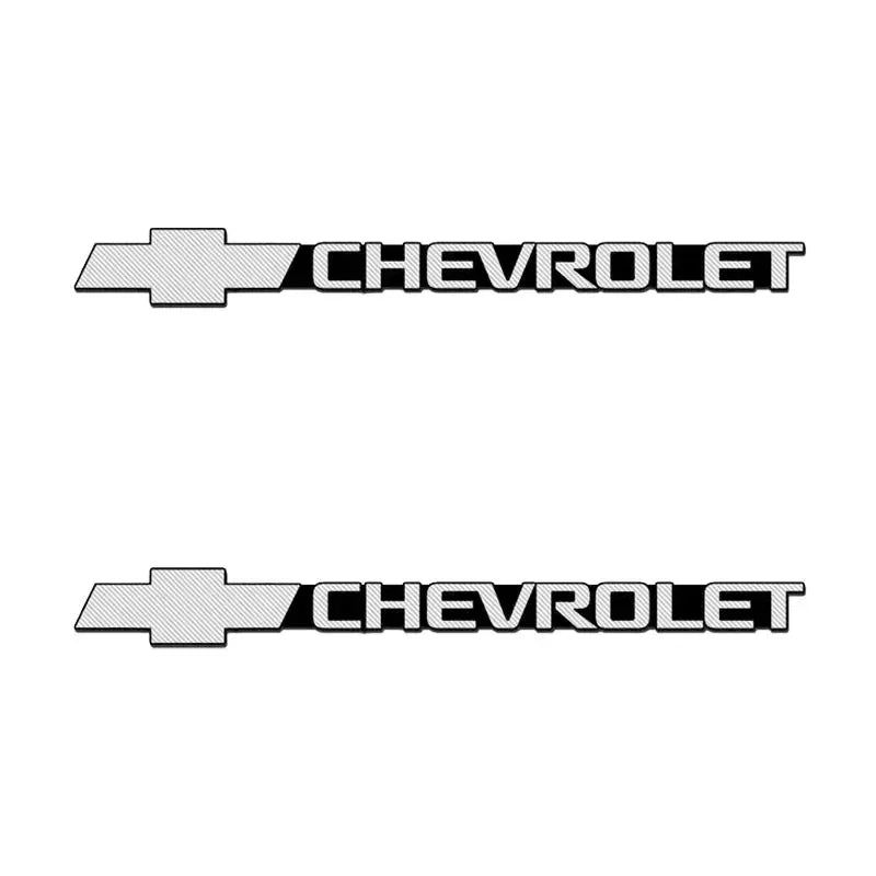 Chevrolet 3D Aluminum Car Audio Stickers Fit For Silverado Impala Malibu Equinox Cruze Camaro Tahoe/Suburban Blazer Spark Aveo