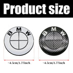 4.5cm Car Steering Wheel Decoration Badge Sticker For BMW G80 E84 F48 G01 G11 X1 X2 X3 X4 X5 X6 G07 Interior Emblem Accessorie