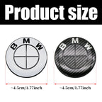 4.5cm Car Steering Wheel Decoration Badge Sticker For BMW G80 E84 F48 G01 G11 X1 X2 X3 X4 X5 X6 G07 Interior Emblem Accessorie