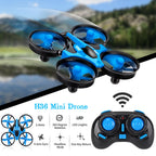 Mini Dron H36 de 6 ejes sin cabeza, Dron FPV de bolsillo con Control remoto, helicóptero, avión, RC, cuadricóptero, juguetes, regalo de Navidad para niños